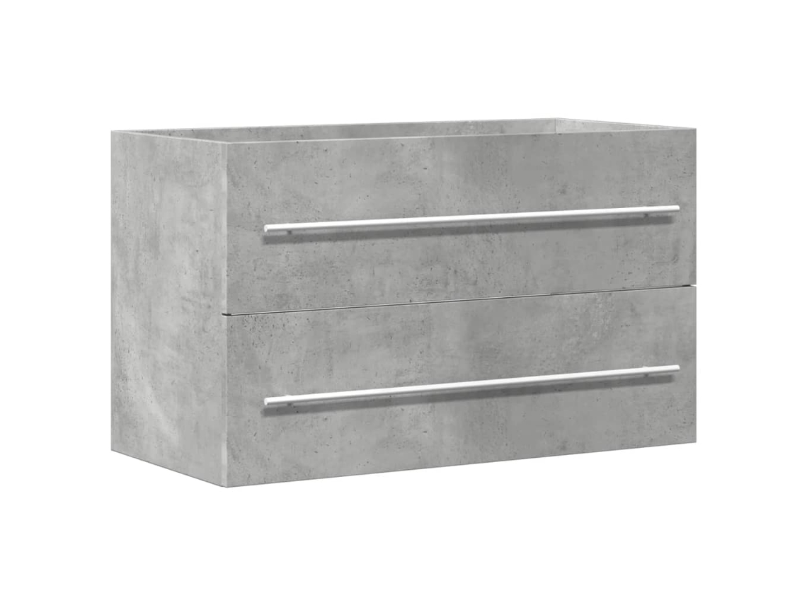 Armário de Lavatório Derivados de Madeira Cinza Concreto MAISON EXCLUSIVE