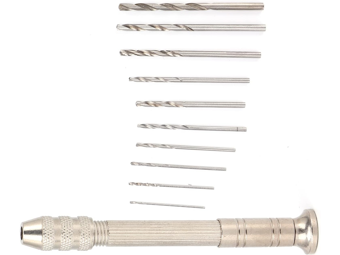 Conjunto De Furadeira Manual Com Mandril E Brocas Para Fabricação