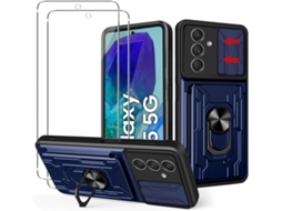 Estojo Proteção Rotativo Lente Para Samsung Hongwe. Verde