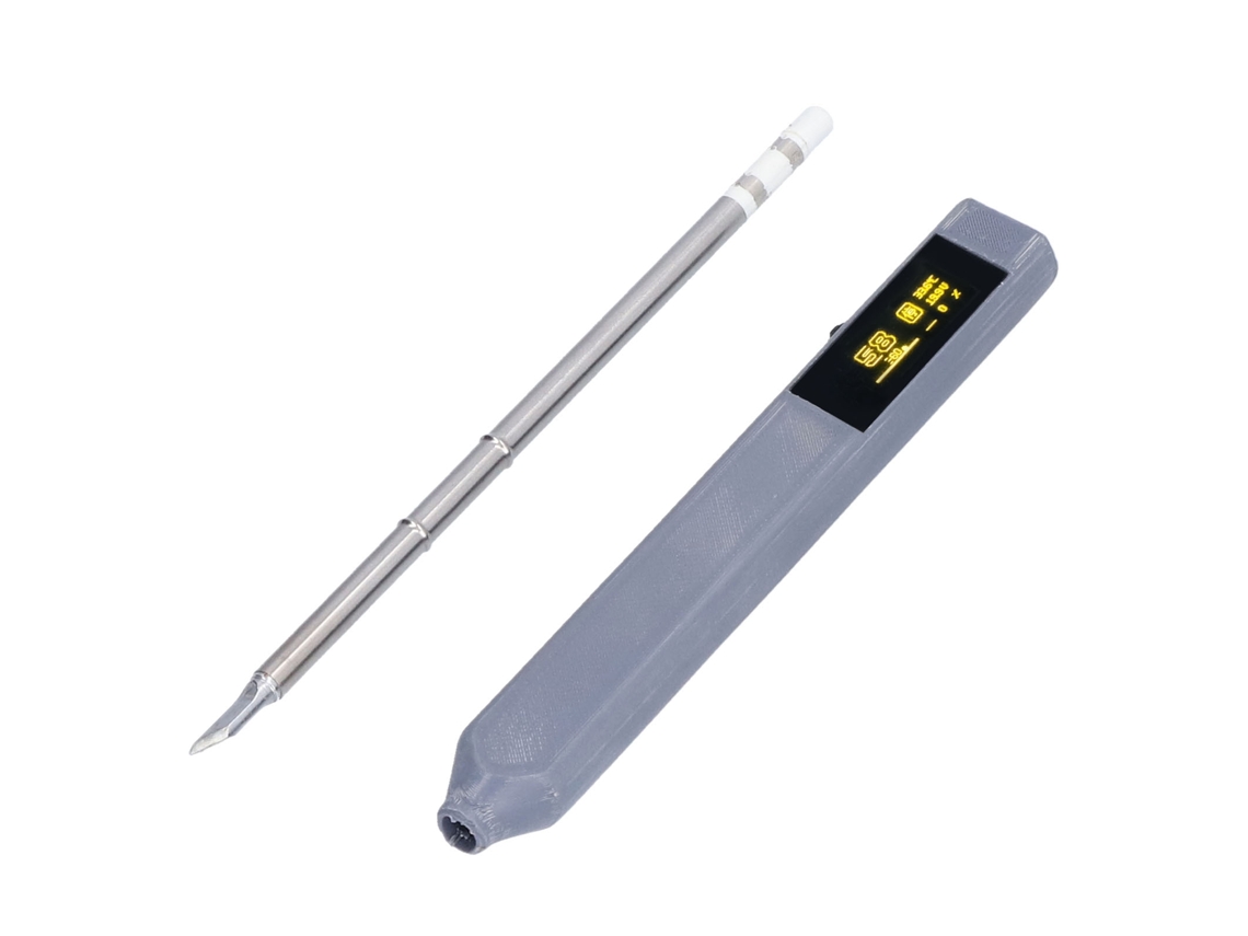 Laxiscreed Ferro De Soldar Portátil Ajustável De 50°c A 450°c Com Porta Usb Type-c