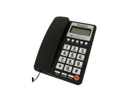 Telefone Fixo Panaphone Kx T2007cid Preto