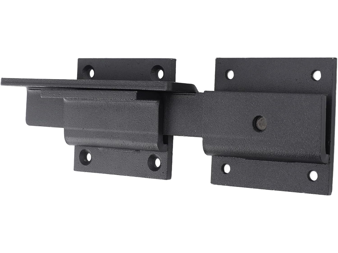 Fechadura De Trinco Basculante, Trinco De Porta Externa Em Aço Carbono Com Furo Para Cadeado, Fechadura Resistente E