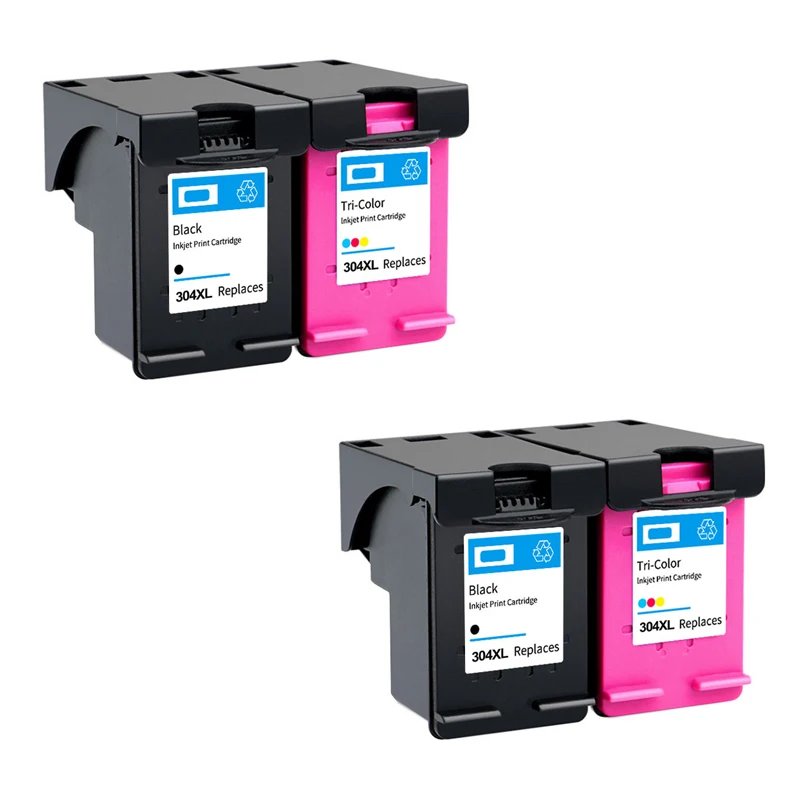 Bk Color 304xl Ink Cartridges Refillable For Hp 304 XL Hp304 Deskjet 2620 3700 3720 3752 5000 5010 5020 5030 5032 5034 MDUG
