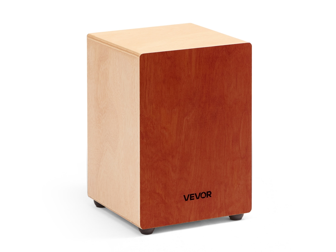 Caixa de percussão de madeira Vevor 305 x 305 x 430 mm com cordas de guitarra