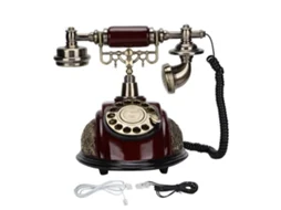 Telefone Fixo Clássico Retrô LAXISCREED