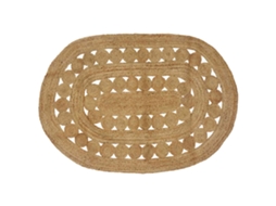 Conjunto 1 Tapete De Área Vidaxl Castanho Juta (122 X 183 Cm)