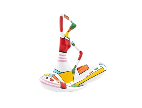 Figura Decorativa De Silhueta Feminina Loto M Fiona Feng Shui De Poliresina 53X26X53 Cm Multicolor
