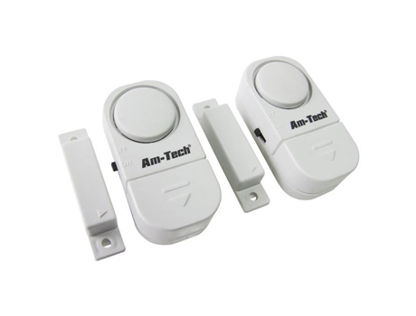 Conjunto De Alarme De Porta E Janela Amtech (2 Peças)