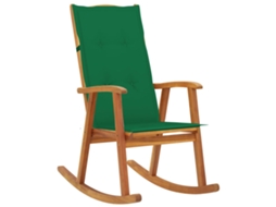 Rocking Chair, Rocking Chairs Vidaxl Marrom Madeira De Acácia (120 X 50 X 3 Cm)