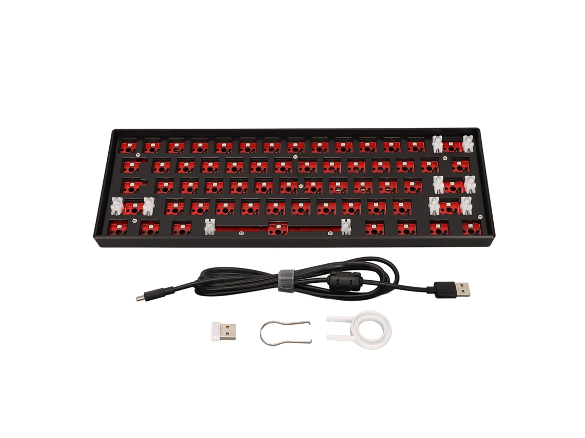 Kit Diy De Teclado Mecânico Com 61 Teclas