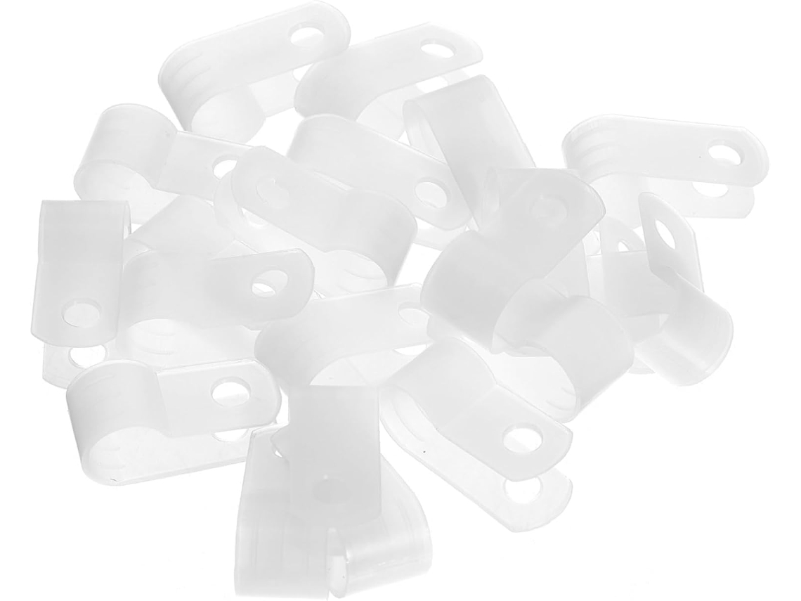 Conjunto De 1000 Peças De Clipes Para Cordões De Luzes - Cabos Para Fios E Suportes.