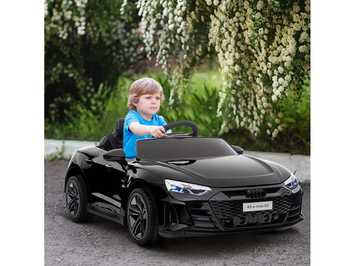 Carro Elétrico Para Crianças 5 Anos Com Licença Audi, Controlo Remoto E Música, Preto