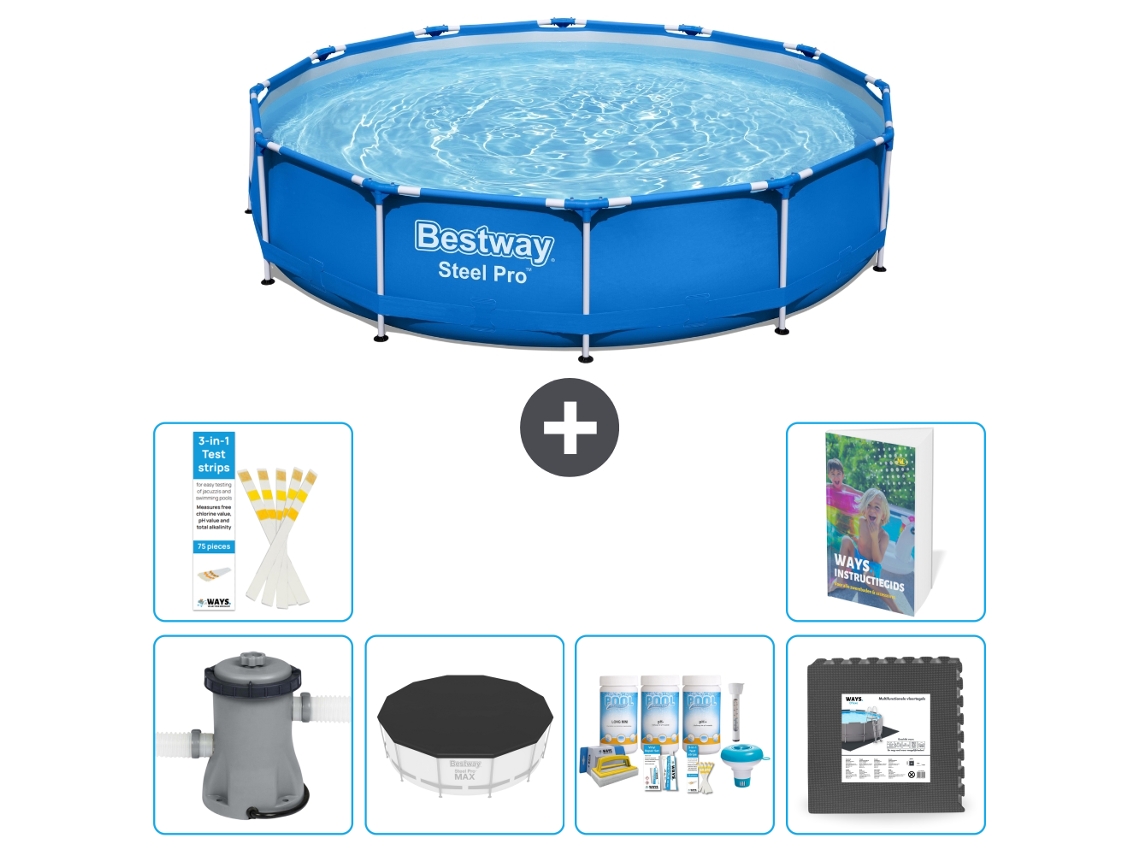 Bestway Piscina Bestway Steel Pro Redonda - 366x76 Cm - 7-peças S238