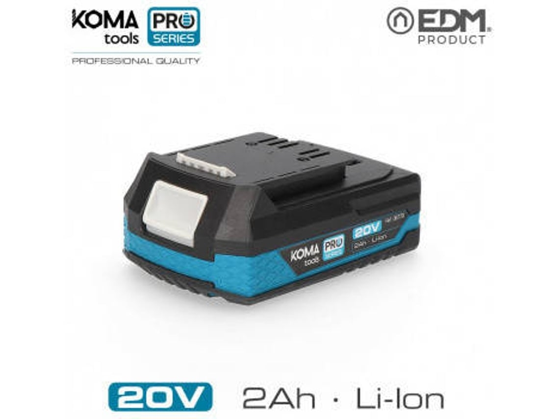 Bateria Litio 20V 2.0Ah KOMA TOOLS Battery Series Edm