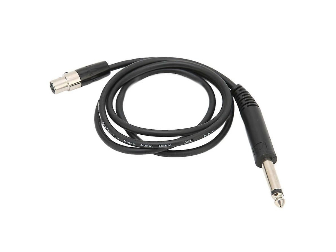 Lurelia Cabo Mini Xlr Mini Xlr Macho/fêmea 3 Pinos 6,35 Mm 1 M, Para Microfones, Mixer, Amplificador E Colunas Ativas