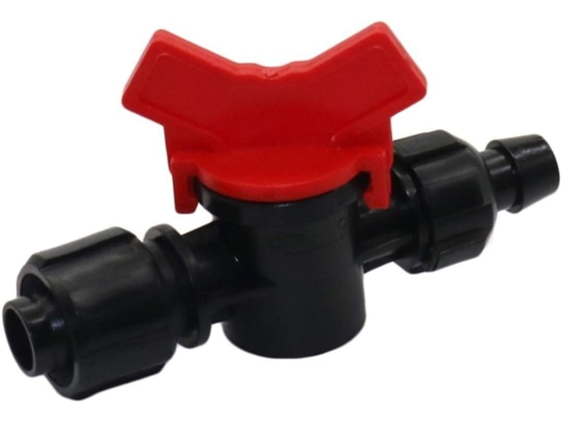 Conjunto de 2 Adaptadores Conexão Mangueira Dn16 para Dn13 Válvula Corte Água Travas Desviadora Agricultura,