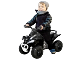 Crianças com Quatro Bicicletas com Luzes, Sons e Assento Largo para Crianças +18 Meses 67,5x38x44 Cm Preto Ge