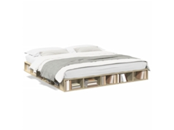 Estrutura de Cama Derivados Madeira Carvalho Sonoma MAISON EXCLUSIVE (200x200 cm)