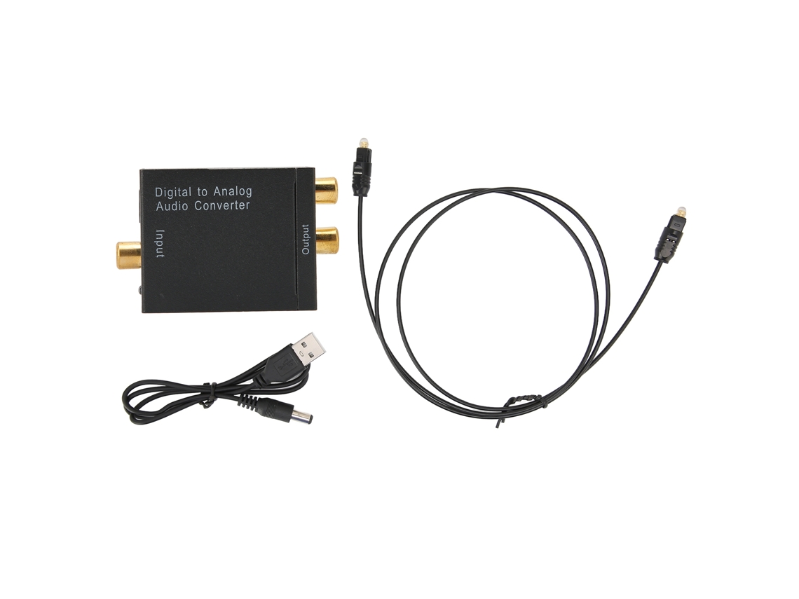 Conversor de Áudio LAXISCREED Coaxial/óptico Digital para Analógico