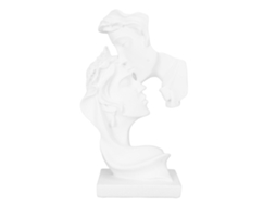 Figura de Amor Resina Moderna Branca Decoração