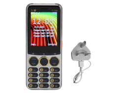 Mali telefone Celular T 758 2g Desbloqueado com Tela de 2.8 Polegadas Botões Grandes para Idosos Bateria 3200mah Plugue Uk Azul