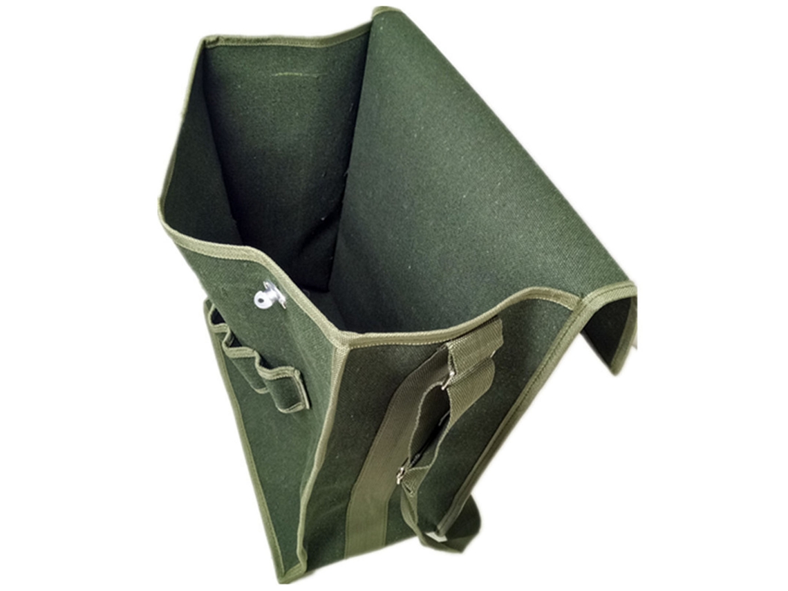 Bolsa De Ferramentas Para Eletricistas De Lona Grossa De Ombro Multifuncional Para Armazenamento De Ferramentas De Reparação E Hardware