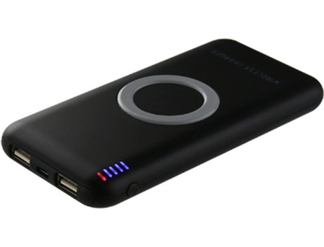 Powerbank WJS Inductive (2 USB - MicroUSB - Preto)