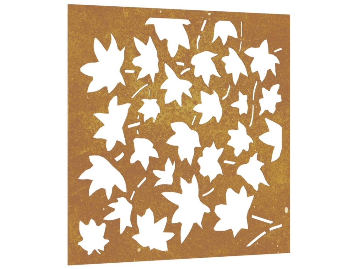 Garden Wall Decoration, Garden Wall Decorations Vidaxl Marrom Aço (n/a)