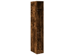 Conjunto 1 Wardrobe, Wardrobes Vidaxl Marrom Madeira Processada (30 X 50 X 200 Cm)