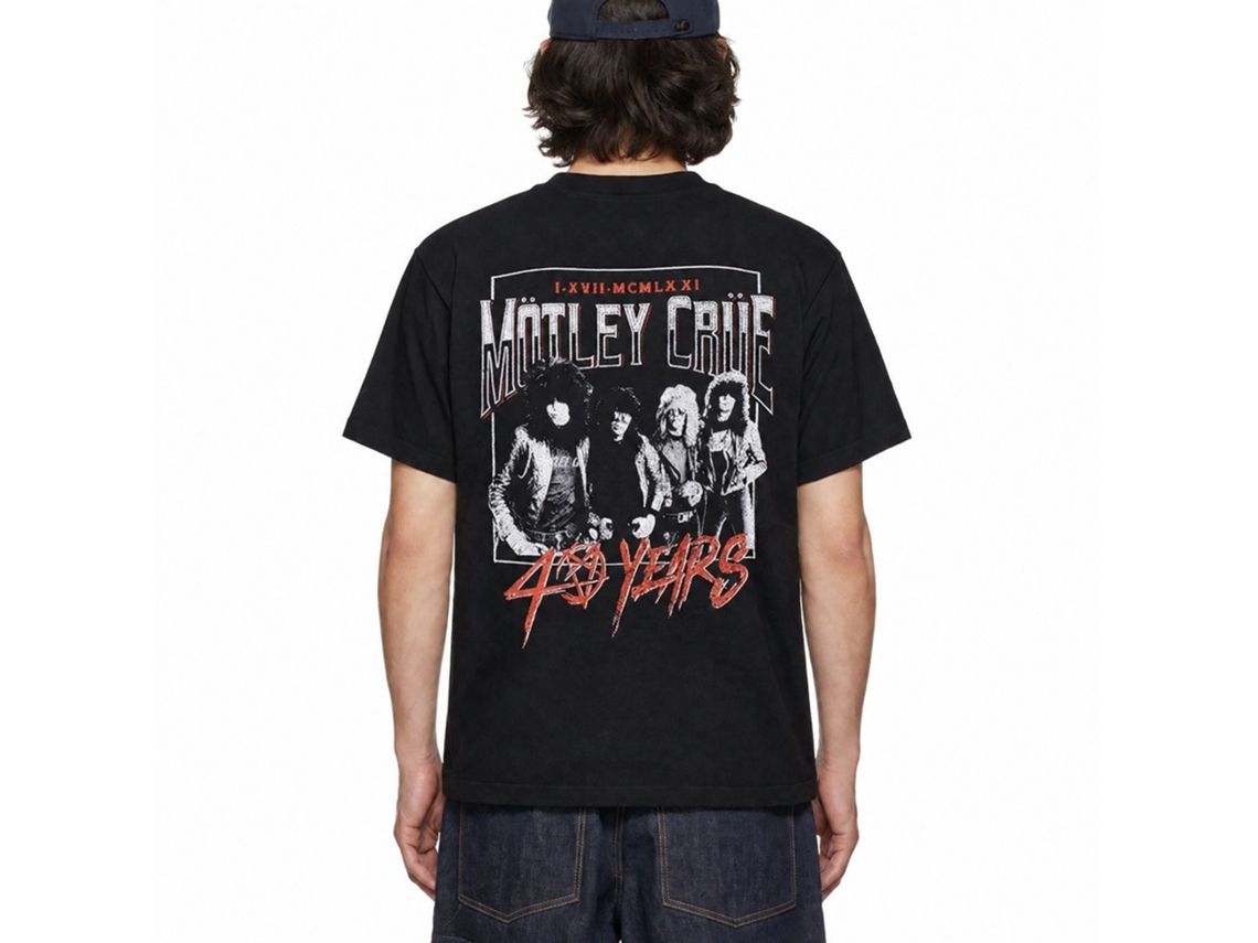 Motley Crue 40 Years T-shirt 2 Unisex Adults Size:xl