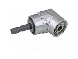 Adaptador De Chave Fenda Com Ângulo Reto 105 Graus Para Furadeira/parafusadeira, Compatível Acessórios Hexagonal 1/4", 6,35 Mm. -aquaforge