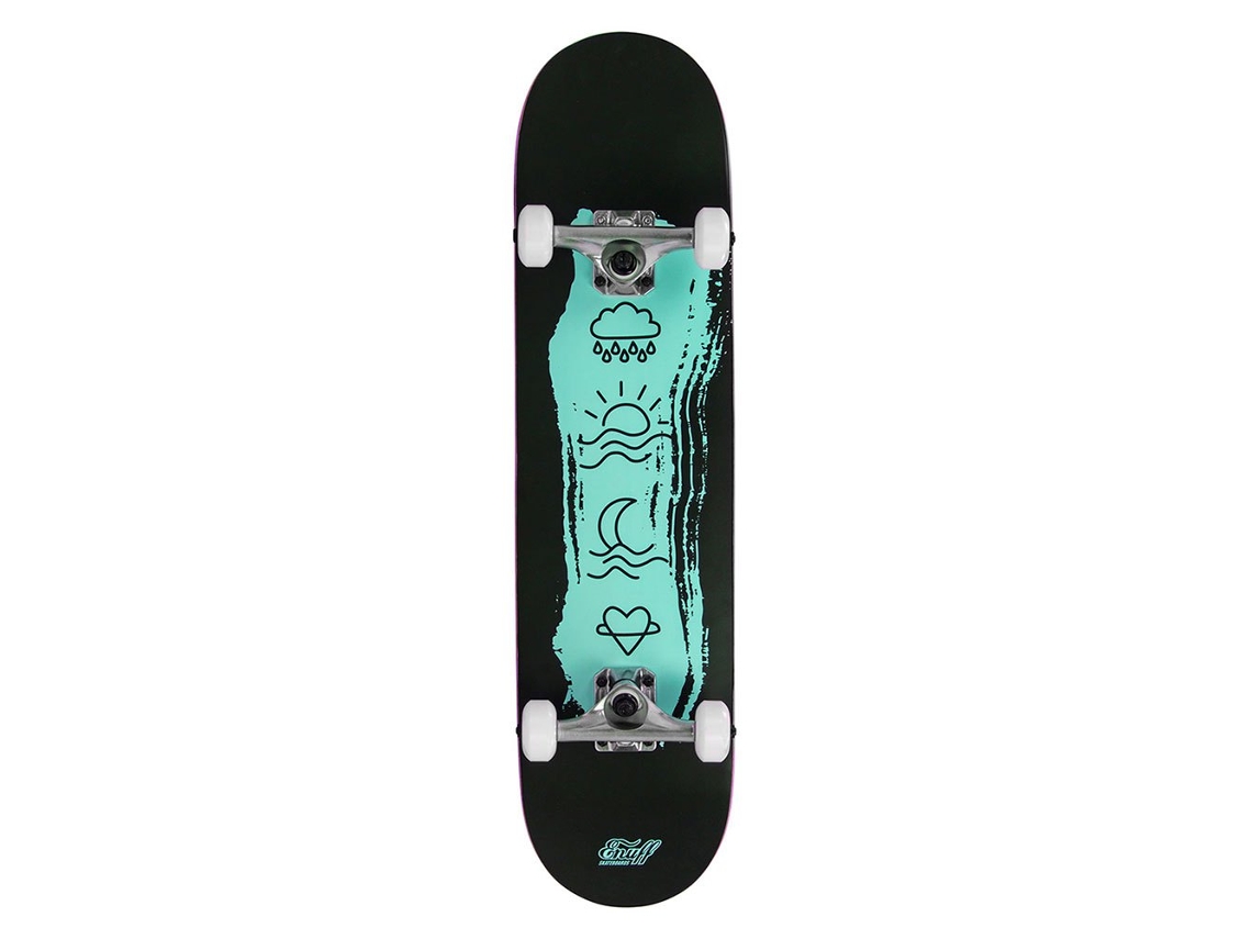 Skate Icon 7.75´´ Preto Cinzento 31.5 Inchesenuff Skateboards
