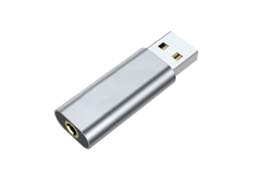 Adaptador Usb para Entrada de Áudio, Placa Som Externa Usb, Áudio 3,5 Mm 2 em 1, a Fone Ouvido Trrs, Microfone. AQUAFORGE