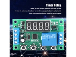 Módulo De Controle De Relé Com Timer Ajustável Led 24v