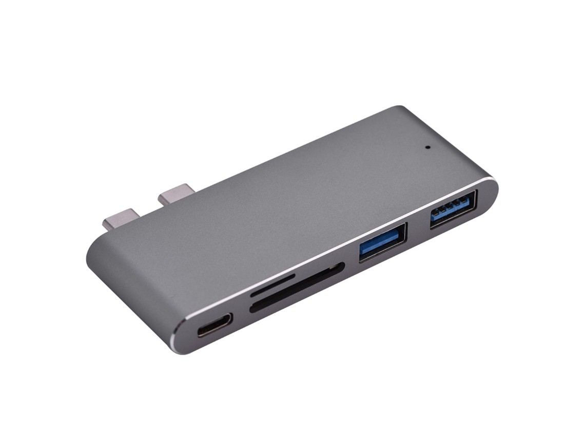 Hub Usb Duplo (leitor De Cartão E Conector Thunderbolt)