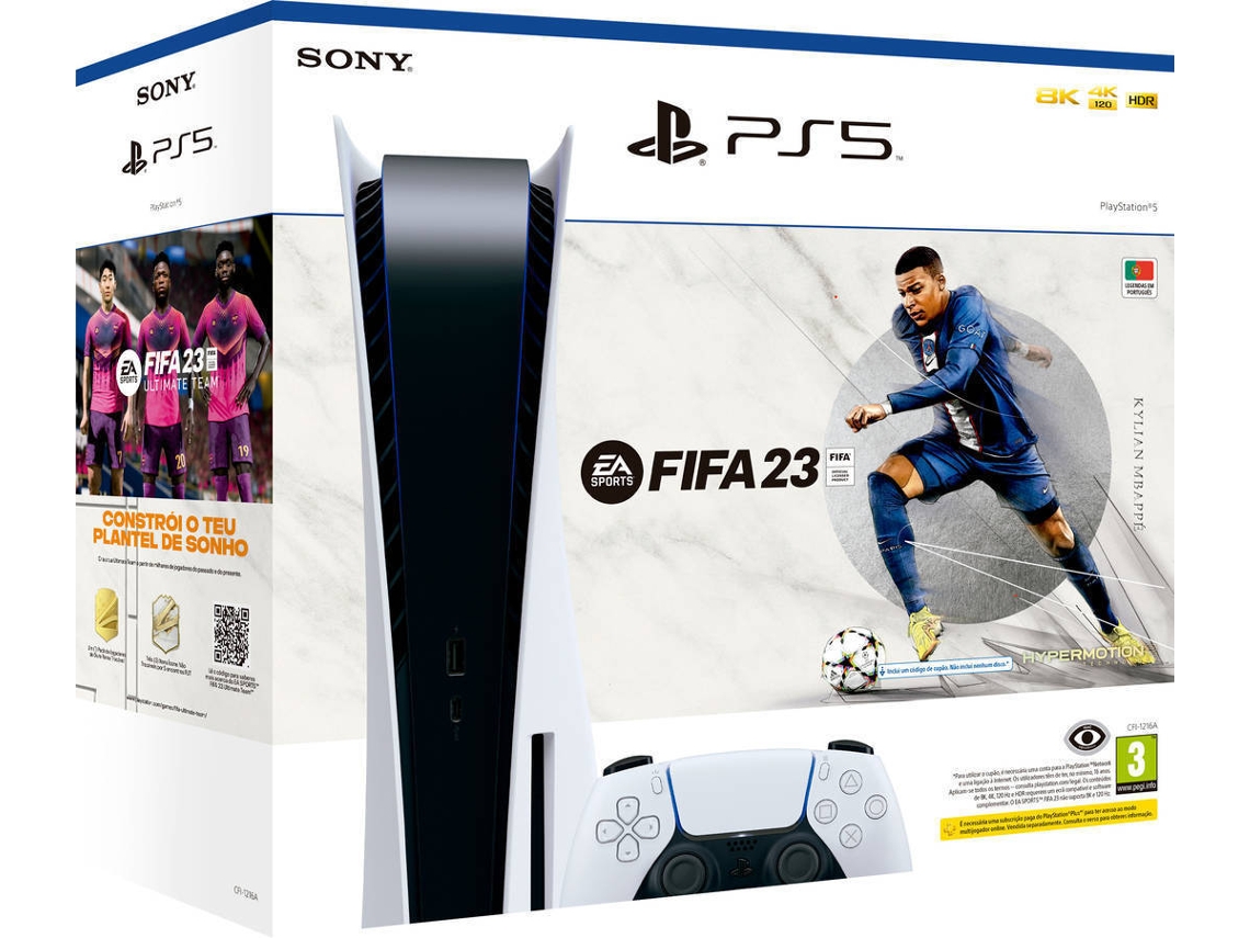 Consola PS5 + Jogo PS5 FIFA 23 (Outlet Grade B - Formato Digital)