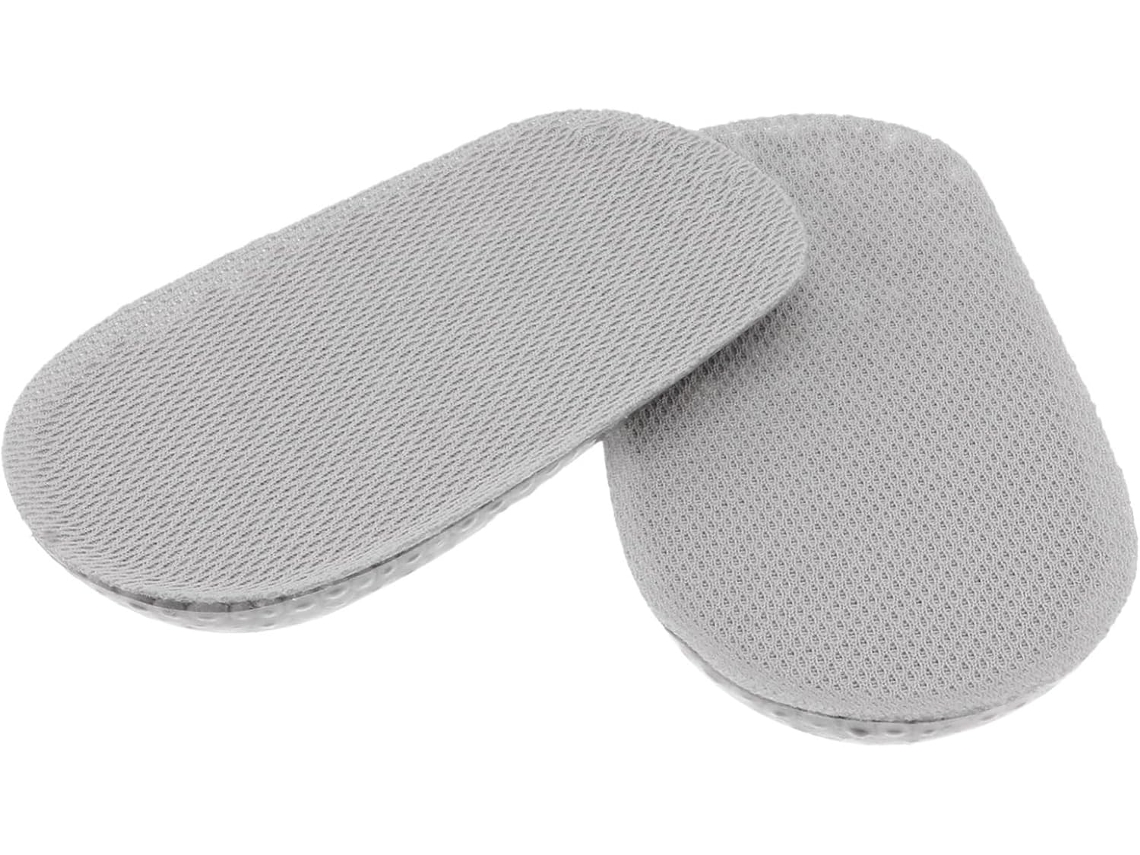 Packove 1par De Palmilhas Invisíveis Com Elevação Calcanhar, Amortecimento De Impacto, Design Respirável E Proteção Para