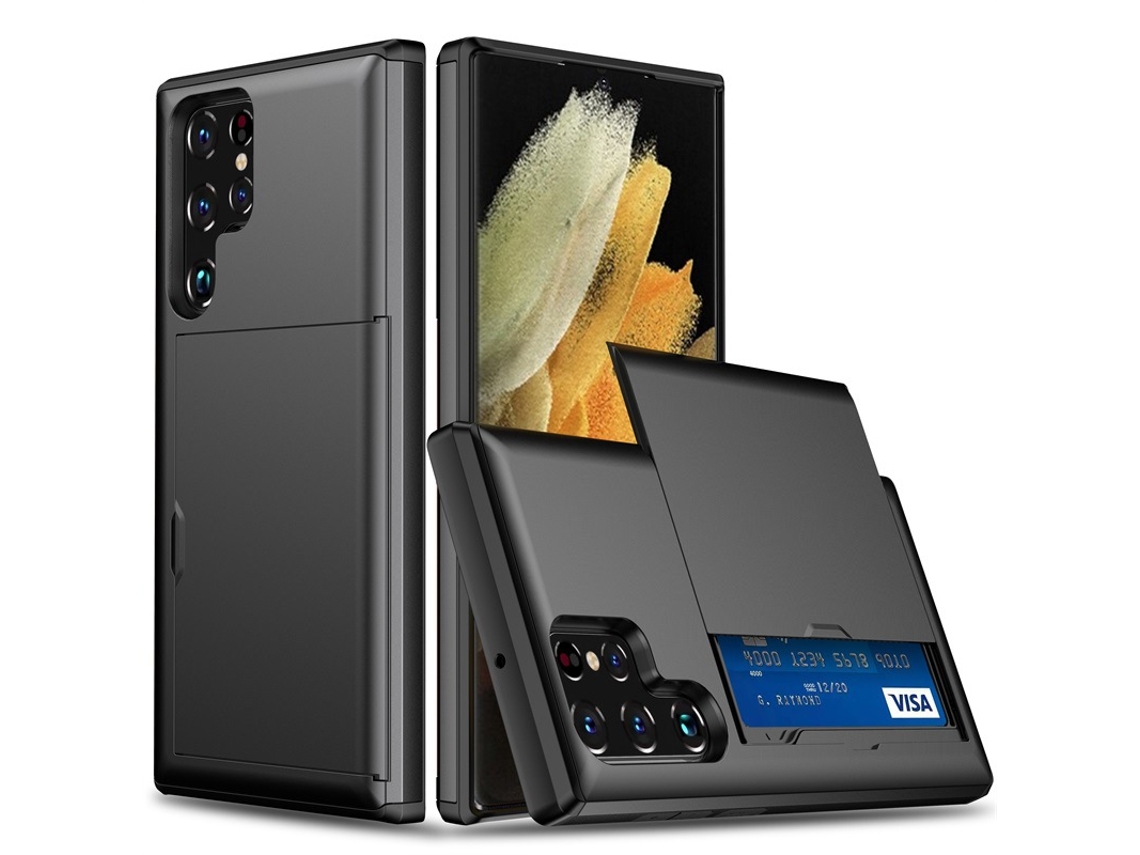 Adequado Para Capas De Celular Samsung E Capas Protetoras Anti-queda Para Cartões.preto - Note 10 Plus
