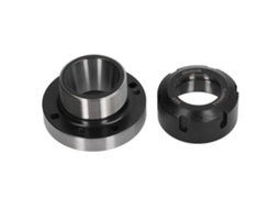 Mandril Er50 De Acero Carbono Com 7 Buracos De 100mm Para Torneiras E Máquinas Cnc De Fresamento Industrial