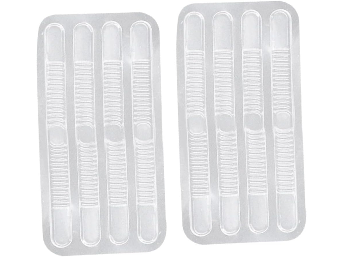 Adesivos Anti Desgaste Para Os Pés, 2 Peças De Silicone Transparente