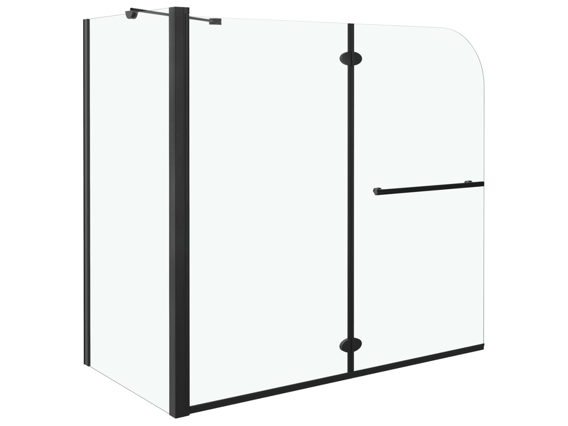 Shower Enclosure, Shower Enclosures Vidaxl Preto Vidro