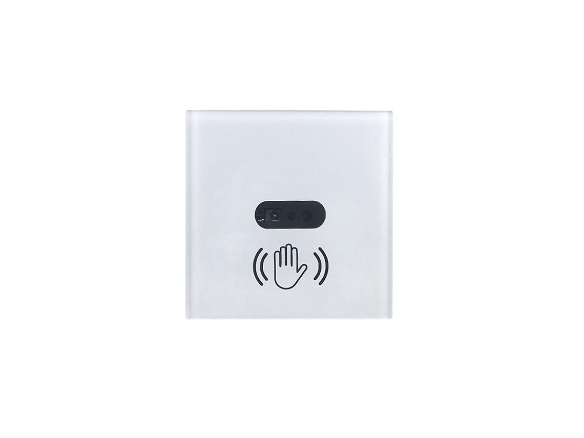 Interruptor Inteligente de Luz com Sensor Infrarrojo Painel de Cristal Sem Toque para Tomada Eu Blanco