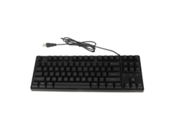 Aetheria teclado Mecânico Gamer 87 Teclas Retroiluminado Usb com Pé Pliável Ergonômico Preto