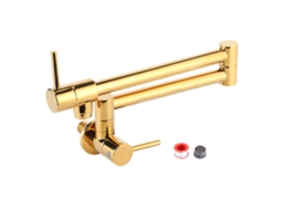 Torneira de Cozinha de Cobre G1/2 com Braço Plegável e 2 Alças S/MARCA
