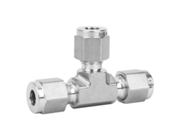 Laxiscreed Ferrule De Compressão Tipo Equal Tee Em Aço Inoxidável 316 Para Conexões Seguras
