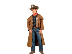 Fato de cowboy xerife para criança e adolescente