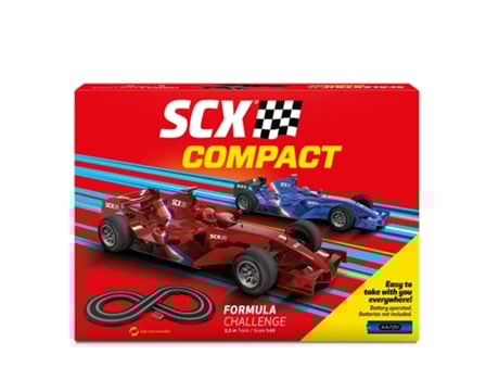 Voiture Miniature SCX Compact 1:43 - Formule F-Green (C10420), Propulsion Arrière Avec Aimant