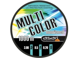Linha de Pesca de monofilamento ASARI Multicor (0.400 mm - 0,20 mm)