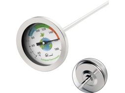 Termômetro De Solo Em Aço Inoxidável Com Sonda 500mm Comprimento, Medidor Temperatura Para Compostagem