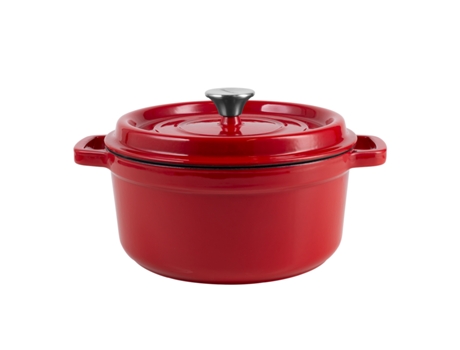 Caçarola VINTAGE CUISINE BY COOKING 2,2L (22cm - Ferro - Vermelho)